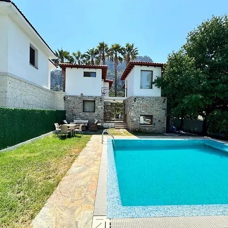 Merry - 3br Private Pool&garden - 50m To River Vila Ortaca (Mugla)
